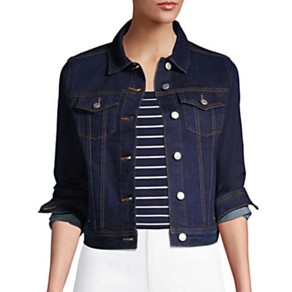 Lands' End Denim Jean Jacket